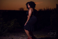 Black Dress Sunset